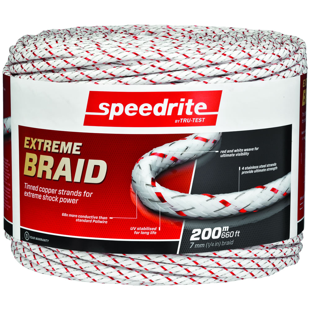 Speedrite 814540 660 Ft. Extreme Braid Polyrope - White