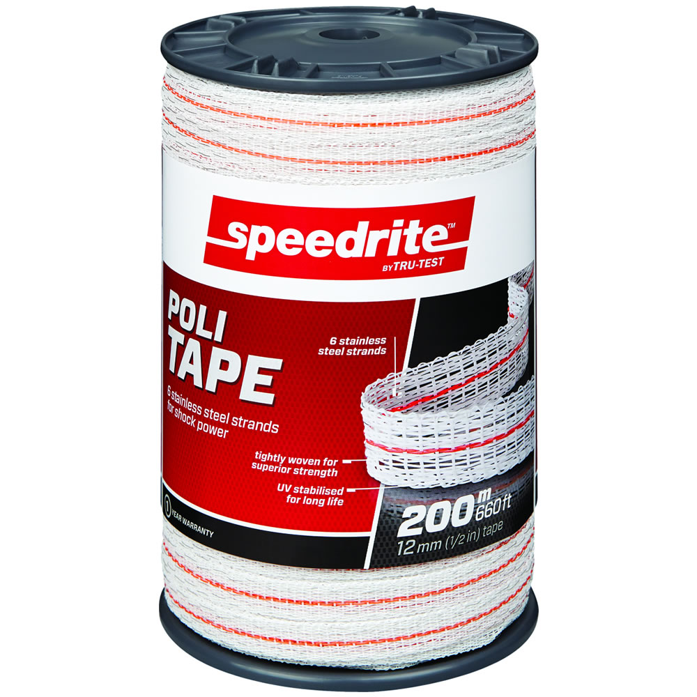 Speedrite Sp016 660 Ft. Polywire Roll Stainless Steel - White