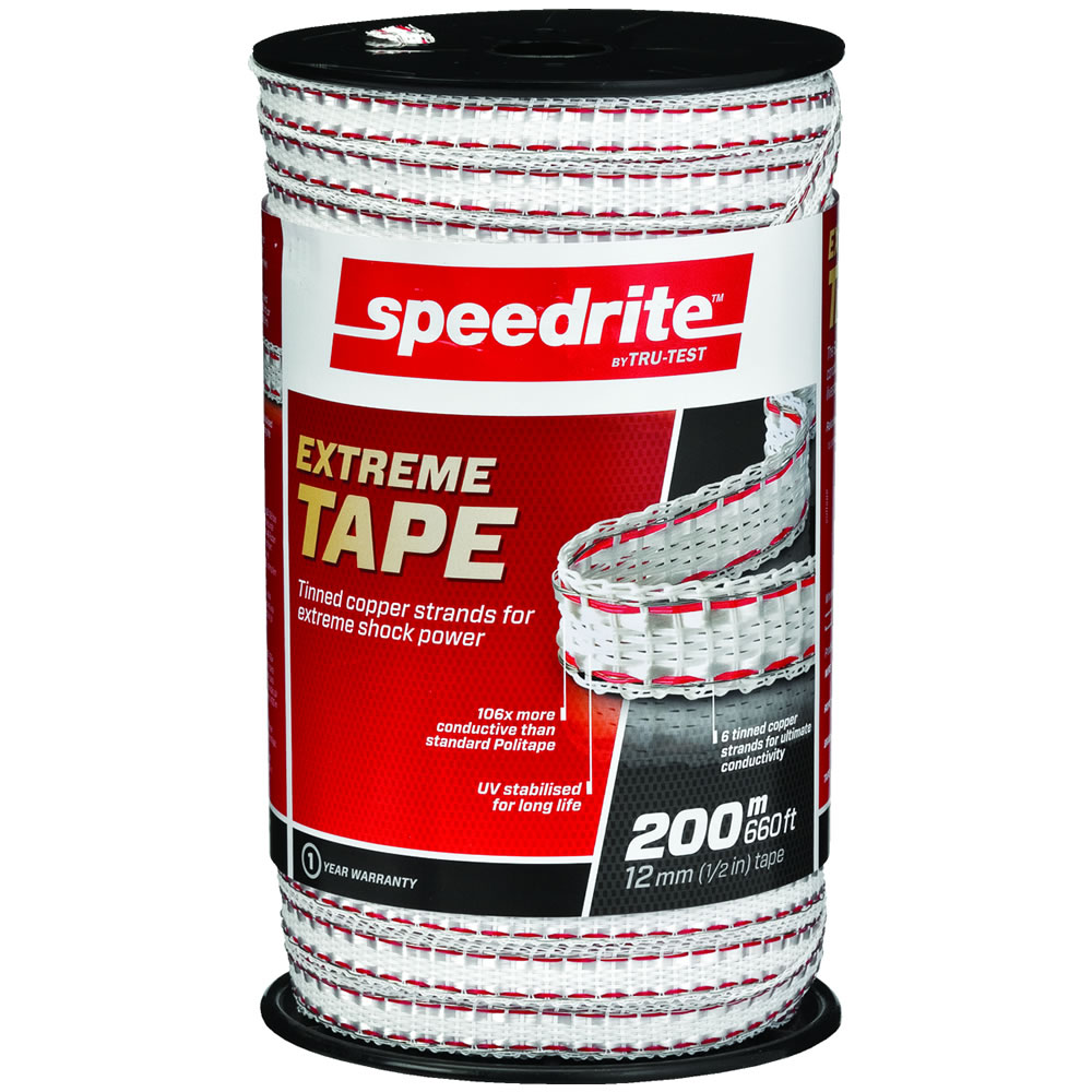 Speedrite Sp050 660 Ft. - 0.5 In. Extreme Poly Tape - White