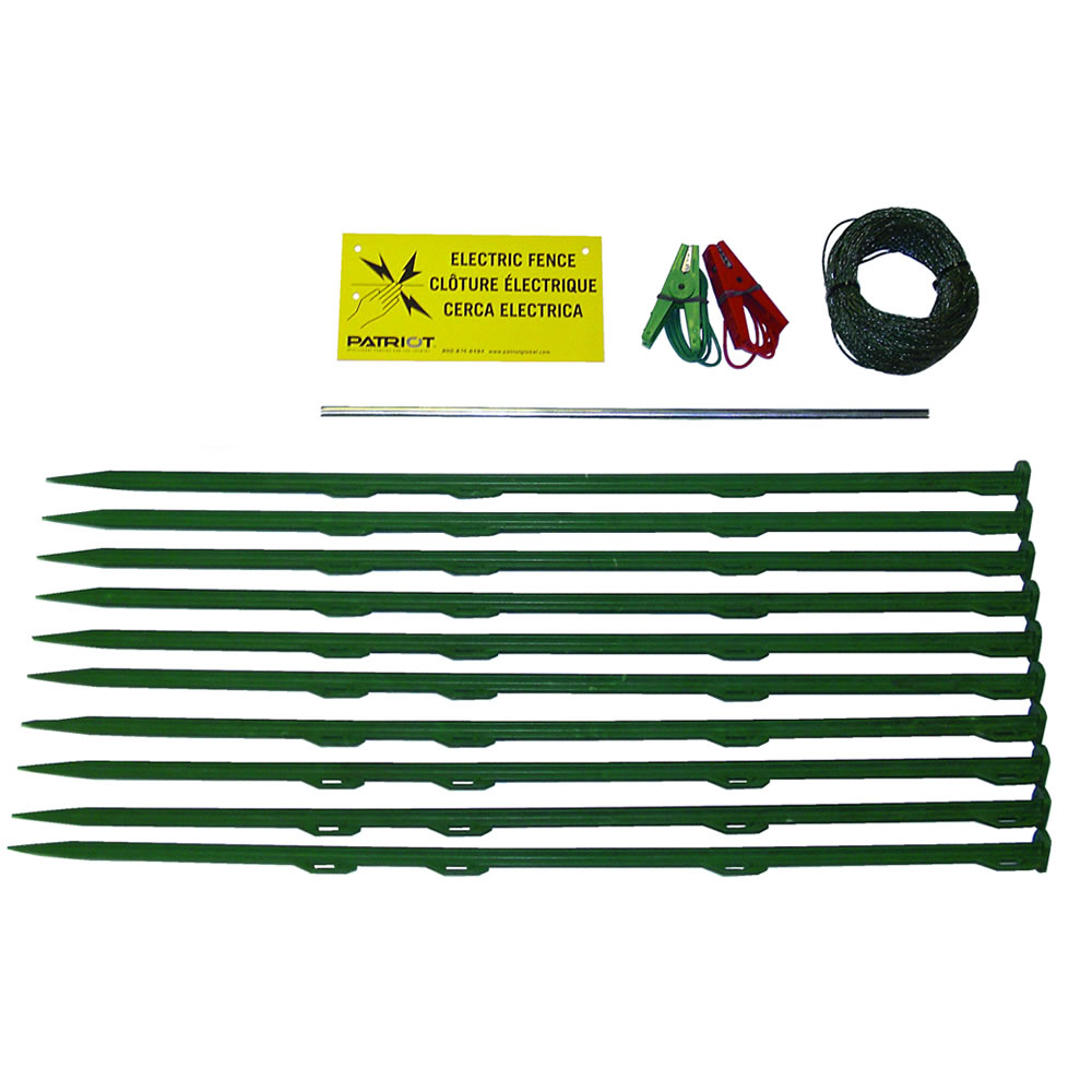 824168 18 Ft. Pet & Garden Electric Fence Accessory Kit - Green