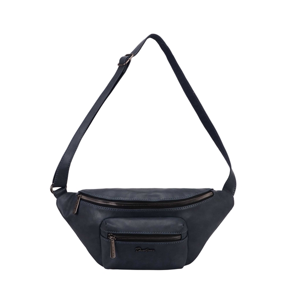 Cm5371-dbl Women Leather Cross-body Bag, Dark Blue