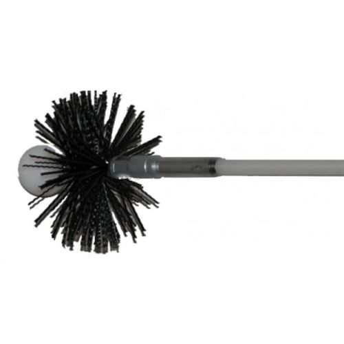 Es04 4 In. Pellet Stove Brush, Twisted Wire Center With Ball Tip