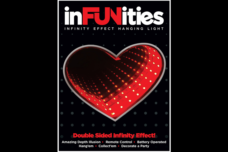Fortune Products Infun-h-6r 6 In. Dia. Infunity Heart, Red