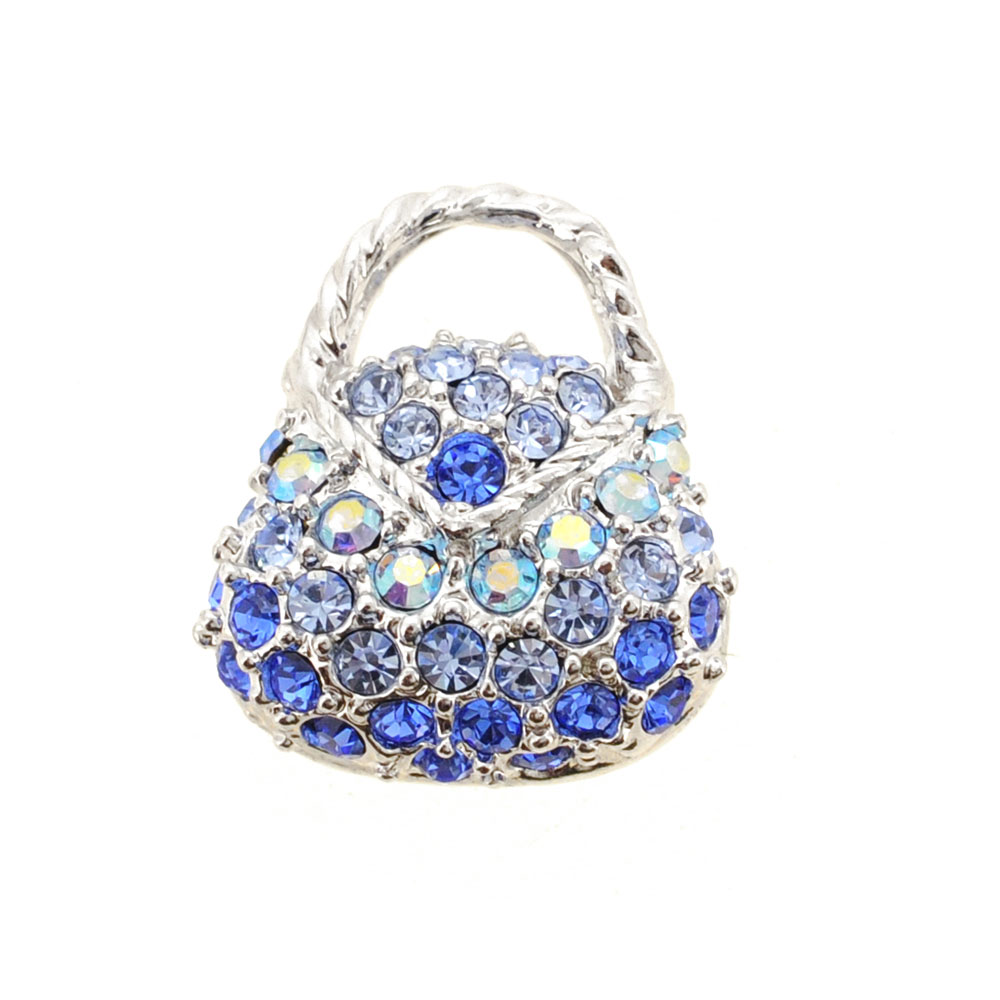 Handbag Pendant - Blue - 0.625 X 0.75 In.