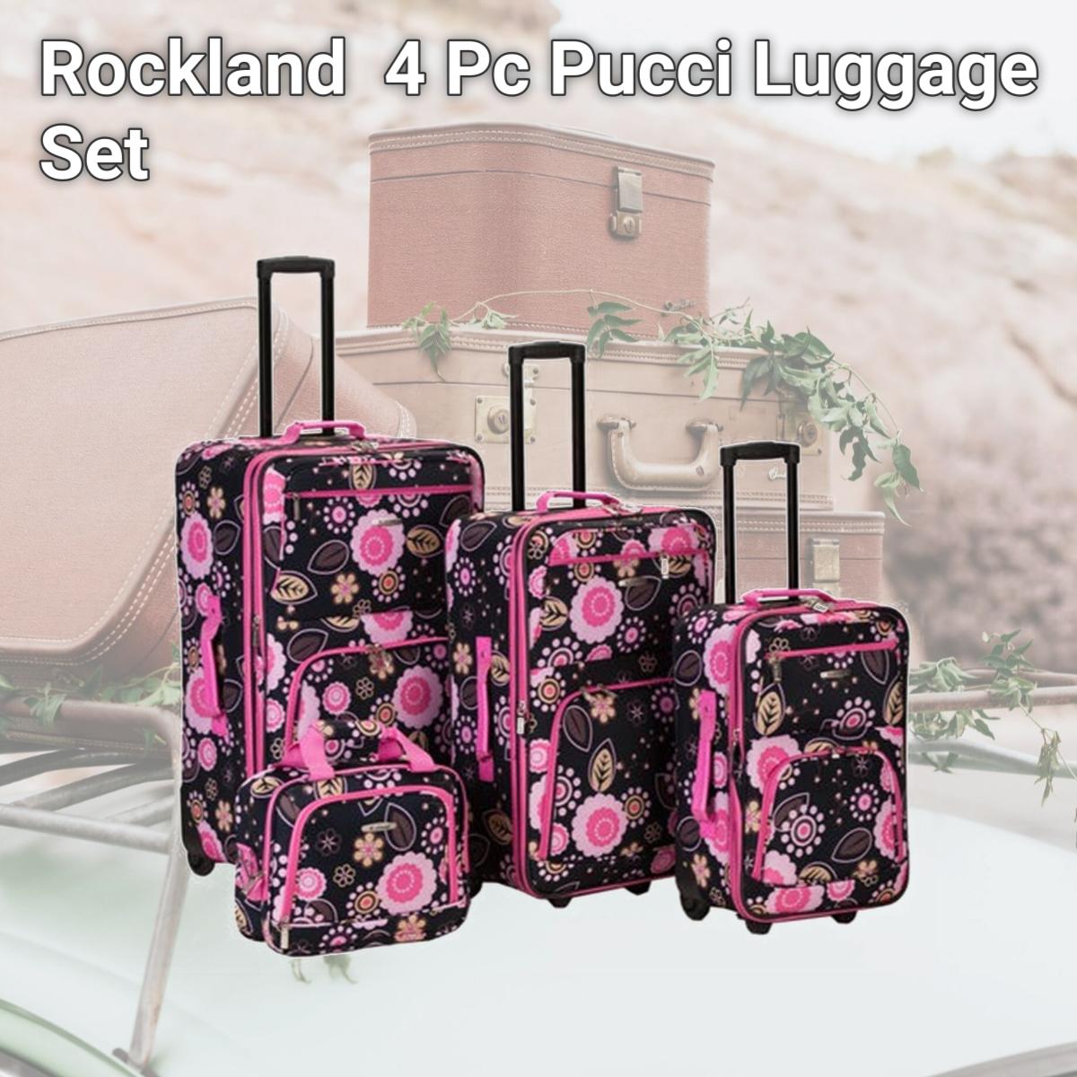 Picture of Rockland F108-Pucci 4 Pc Pucci Luggage Set