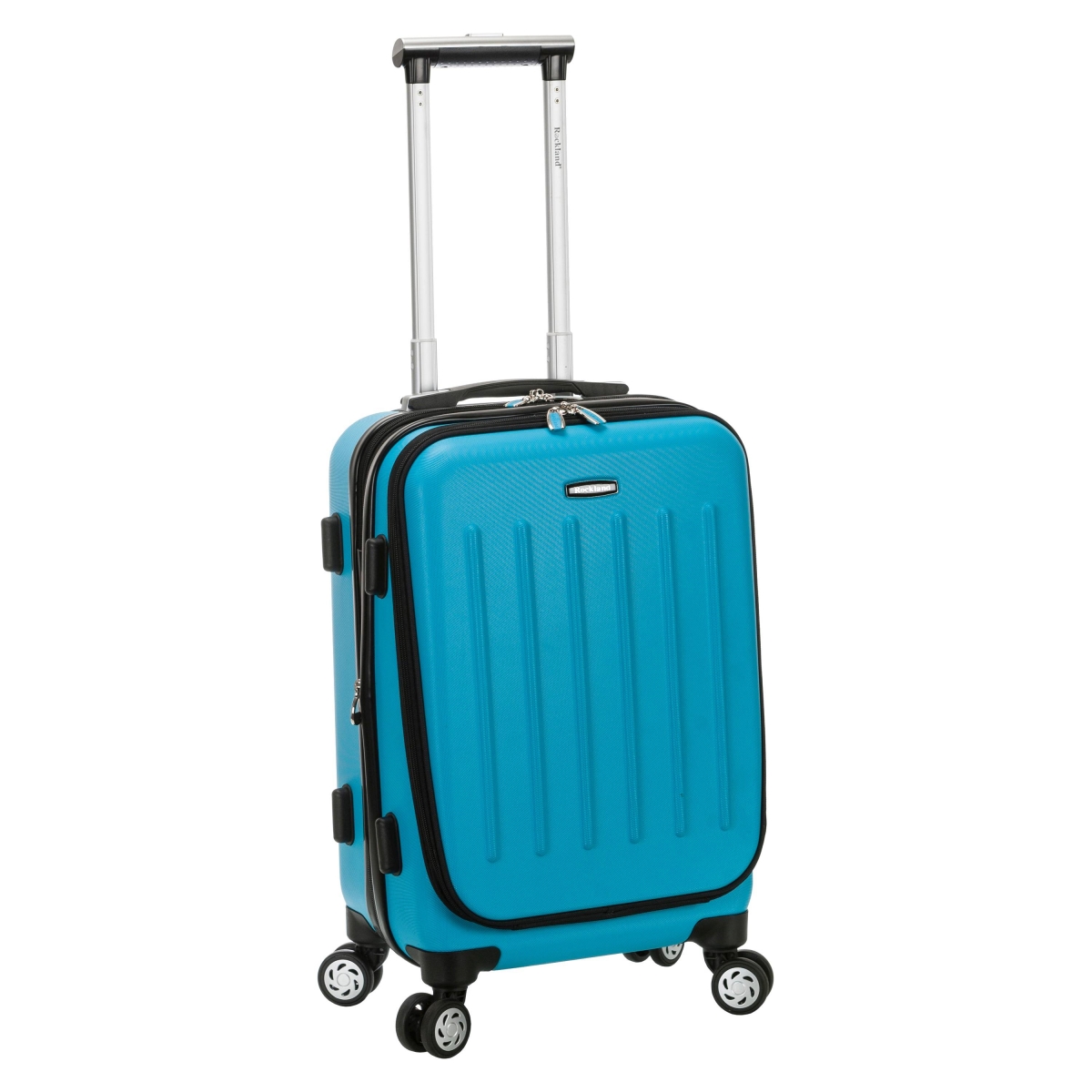 F2401-turquoise 19 In. Titan Hard Luggage Abs Spinner Laptop Carry On - Turquoise