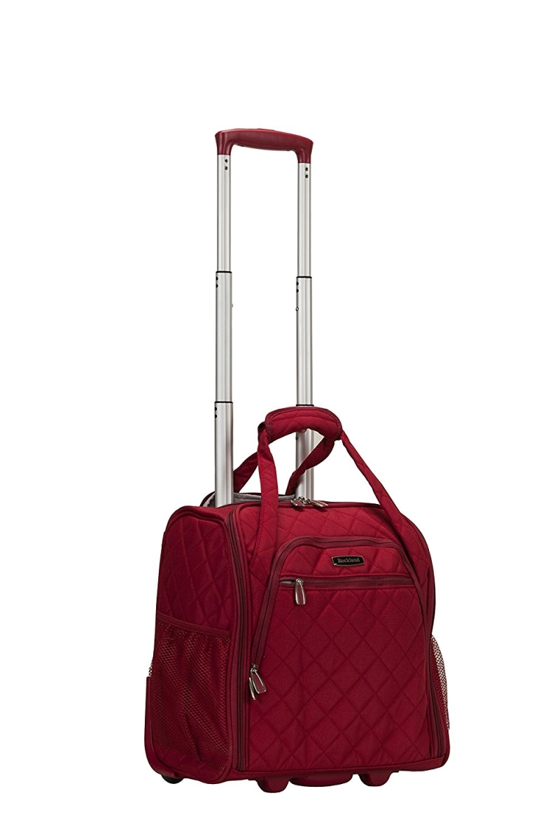Bf31-red Melrose Wheeled Underseat Carry On Luggage, Red