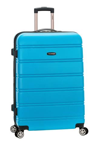 F1603-turquoise 28 In. Expandable Abs Dual Wheel Spinner Luggage - Turquoise