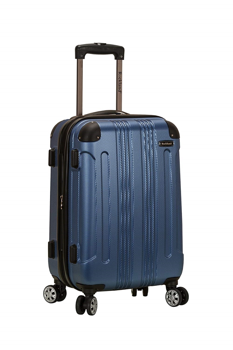 F1901-blue Sonic Abs Upright Spinner Luggage - Blue