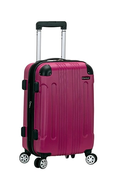F1901-magenta Sonic Abs Upright Spinner Luggage - Magenta
