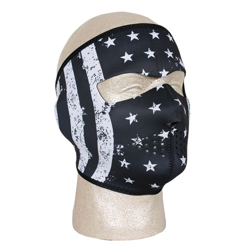 Foxoutdoor 72-610k Youth Neoprene Face Mask, Full - Black & White