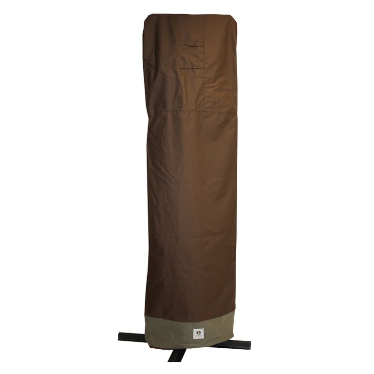 Uum10134 101 In. Ultimate Patio Offset Umbrella Cover With Integrated Installation Pole - Mocha Cappuccino