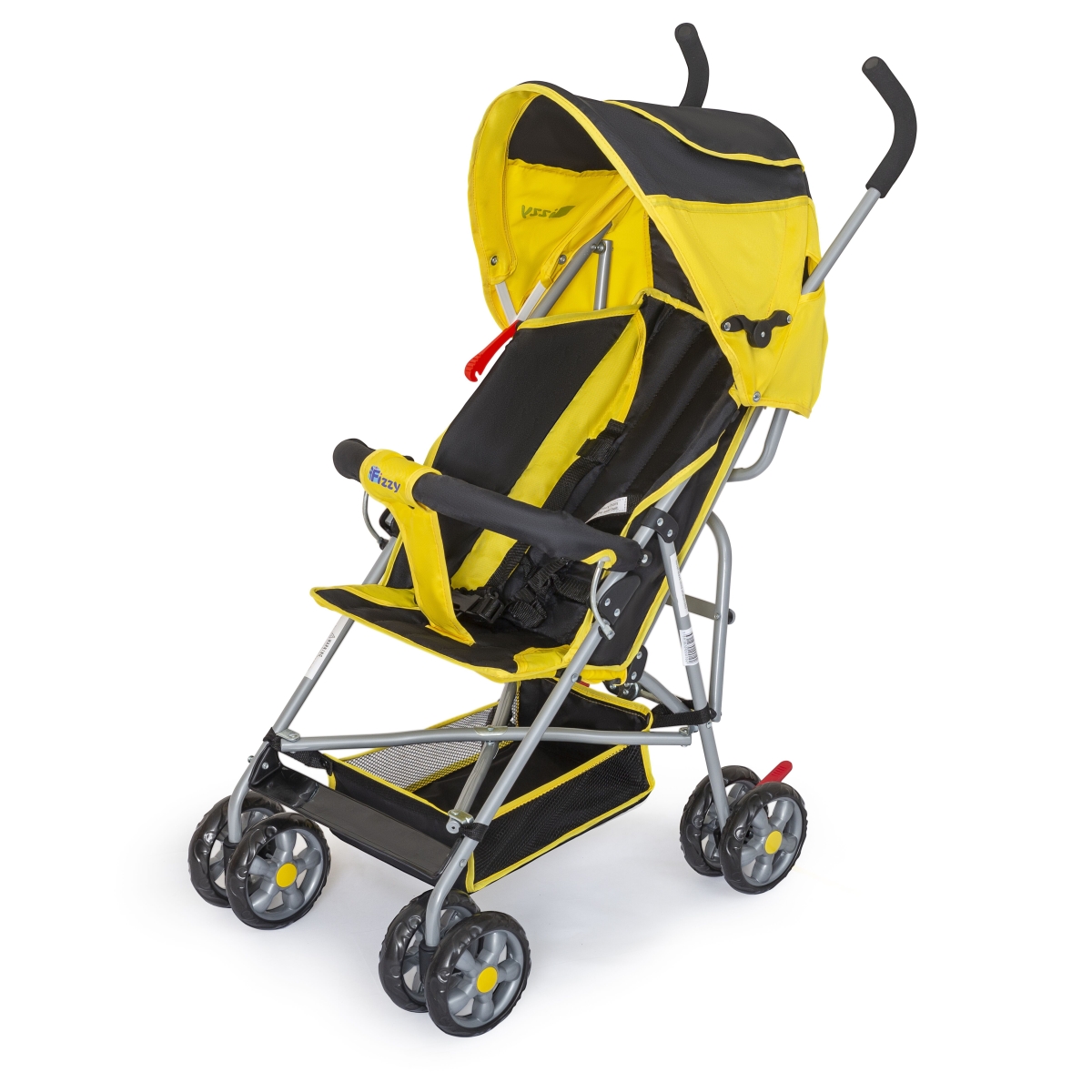 701-y-b Lightweight Stroller, Yellow & Black