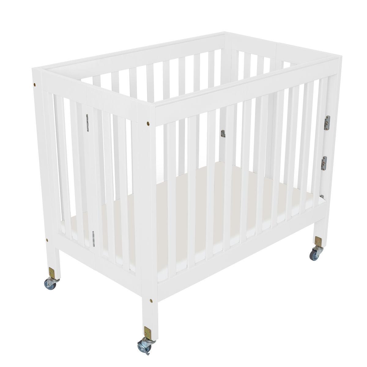 901-22-w Portable Crib, White