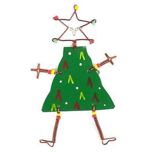 Kjwptr-154003 Dancing Girl Christmas Tree Pin