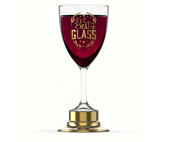 Fred5200156 Best In Glass Trophy Wine Glass
