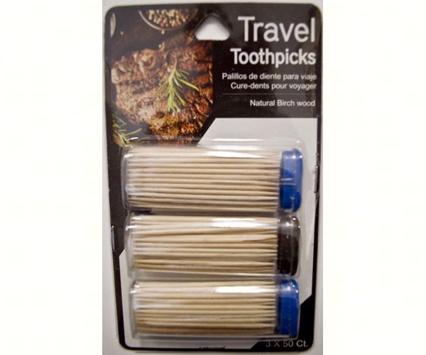Lm00541 Travel Toothpicks, Wood
