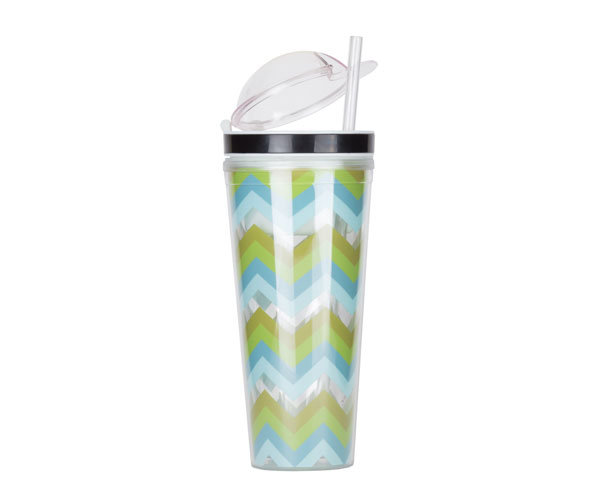 Ac3002ss Slurp N Snack Tumbler For Snack And Drink - Multi-green
