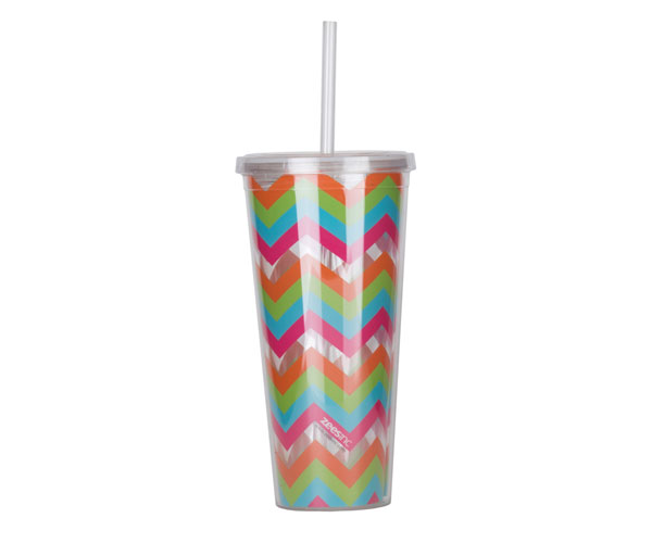 Ac3003 Thirzt 2 Go Tumbler With Lid & Straw - Multi-colored