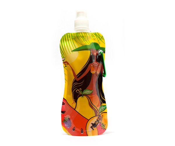 Cb1002 Pocket Bottle, Yellow - Lady & Fruit