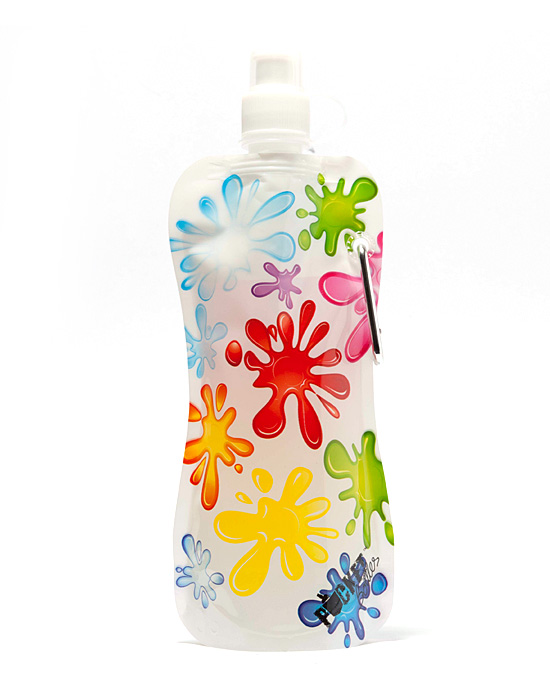 Cb1006 Pocket Bottle, White Splash
