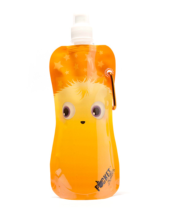 Cb1007 Pocket Bottle, Orange Monster
