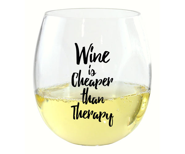 Ed1001-w2 Wine Is Cheaper Everdrinkware Wine Tumbler - Pack Of 4