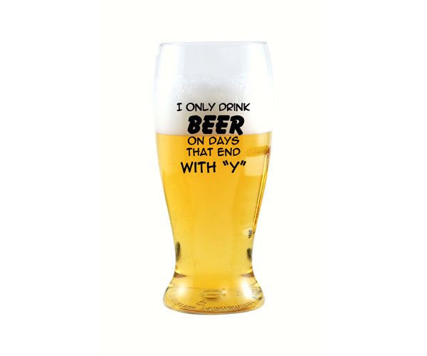 Ed1003-b1 I Only Drink Beer On Days Everdrinkware Beer Tumbler - Pack Of 4