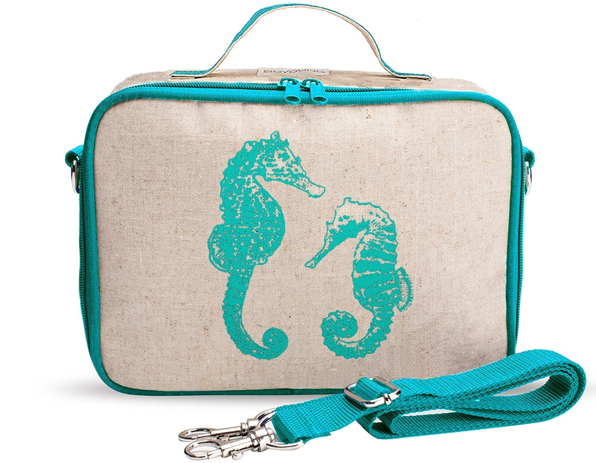 P2003 Insulated Lunch Tote - Seahorses