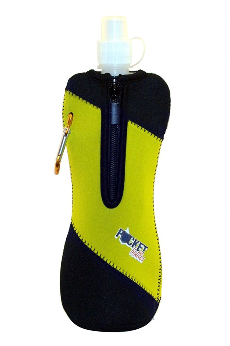 Pbj105 Neoprene Jacket For Pocket Bottles Yellow & Black