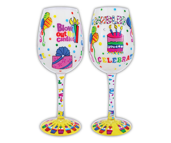 Wgblowoutthecan Wine Glass, Blow Out The Candles