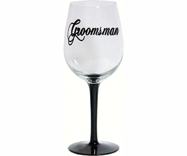 Wggroomsmansc Wine Glass, Wp - Groomsman