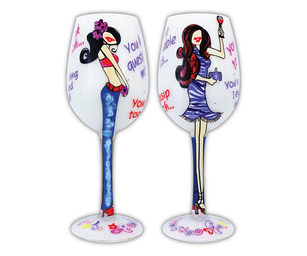 Wglasting Wine Glass, Lasting Friendships
