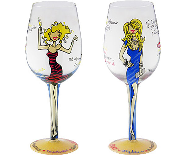 Wglegallyblonde Wine Glass, Legally Blonde
