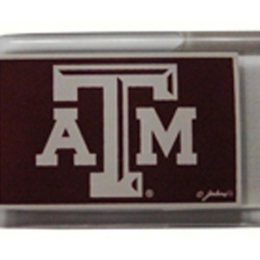24809 Lucite Logo Bottle Opener Keychain - Texas A&m Aggies