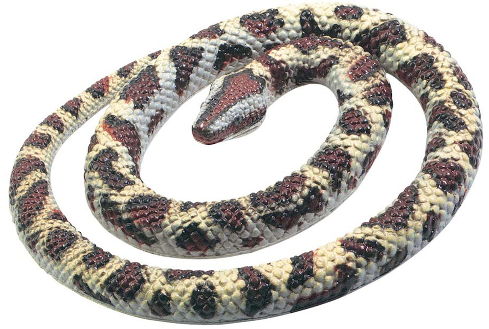 Wr53114 Rock Python Rubber Snake - 26 In.