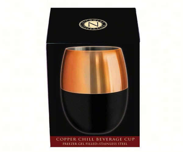 Cp00111 Nicholas Copper Gel Beverage Cup