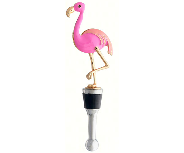 Ls Arts Bs-499 Bottle Stopper - Flamingo