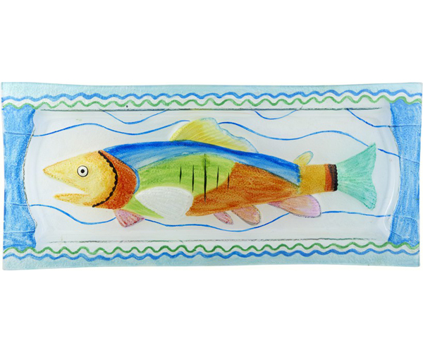 Ls Arts Gp-001 Fish Platter - 15 X 6.25 In.