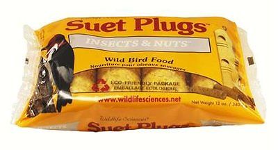 Wsc788 Insects & Nuts Suet Plugs - 12 Oz.