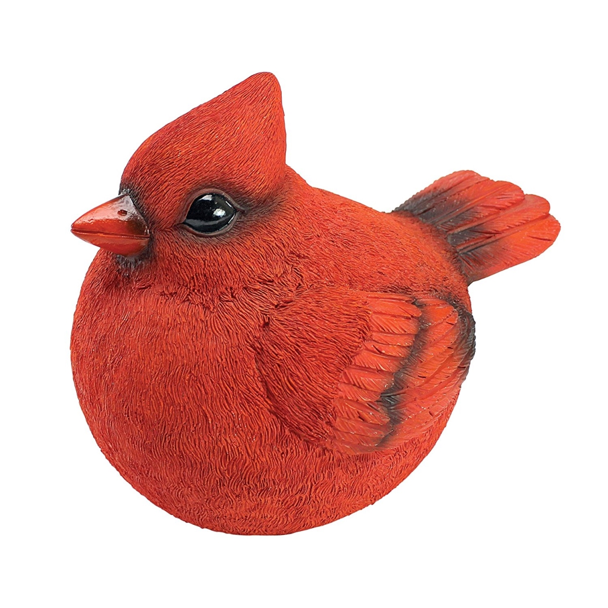 Dtqm25962401 Cardinal Burly Bird Statue - Full Color