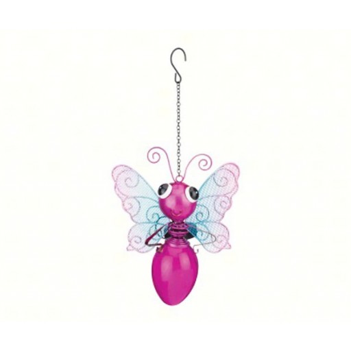 Regal11575 Solar Butterfly Lantern- Pink
