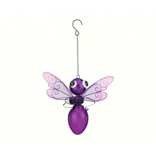 Regal11577 Solar Dragonfly Lantern - Purple