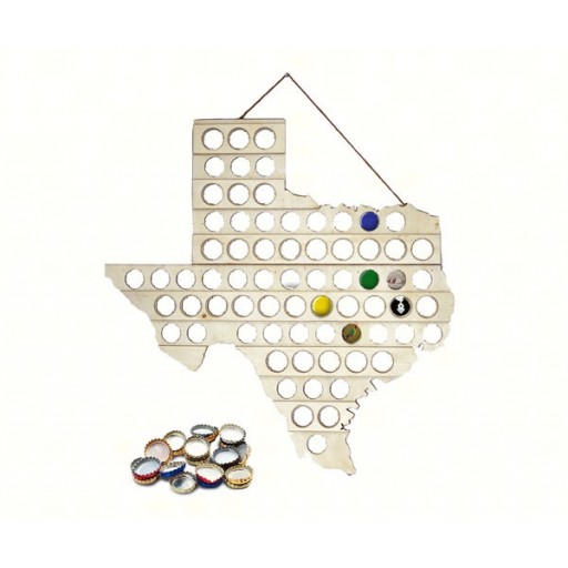 Mark Feldstein Mfmbbctx Beer Bottle Cap Map Texas
