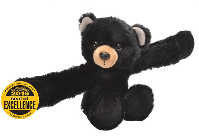 Wr19555 Bear Huggers Stuffed Animal, Black