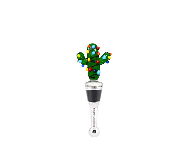 Xm-1058 Cactus Stopper With Xmas Lights