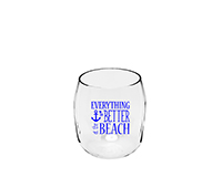 Ed1001-cs4 Everything Is Better At The Beach Ever Drinkware Wine Tumbler, Pack Of 4