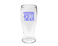 Ed1003-cs4 Everything Is Better At The Beach Ever Drinkware Beer Tumbler, Pack Of 4