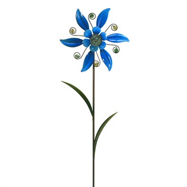 Ev2121b Illuminarie Flower Pinwheel - Blue