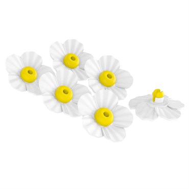 Classic Brands Classic38570 White Flower Replacements, Pack Of 10